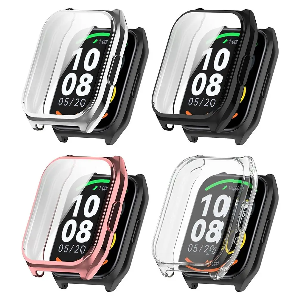 New Full Cover TPU Case Smart Watchband Screen Protector Bumper Accessories Protective Shell for HayLou Watch 2 Pro