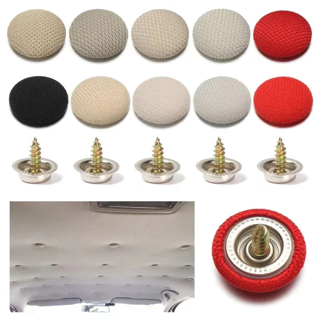 

Car Roof Fixing Buckle Screw Kit Fastener Auto Interior Ceiling Cloth Shedding Repair Rivet Fixer Caps Cars Accessories