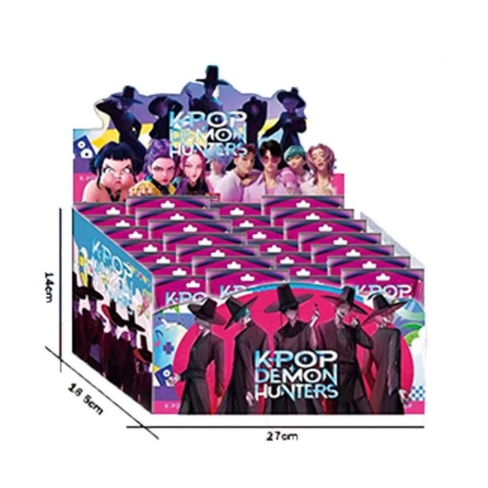 1-24pcs Kpop Demon Hunters blind box Figuur Speelgoed Derpys Tiger Rumi Mira Zoey Sussy Beeldje Pop voor Fans Kerst verjaardagscadeautjes