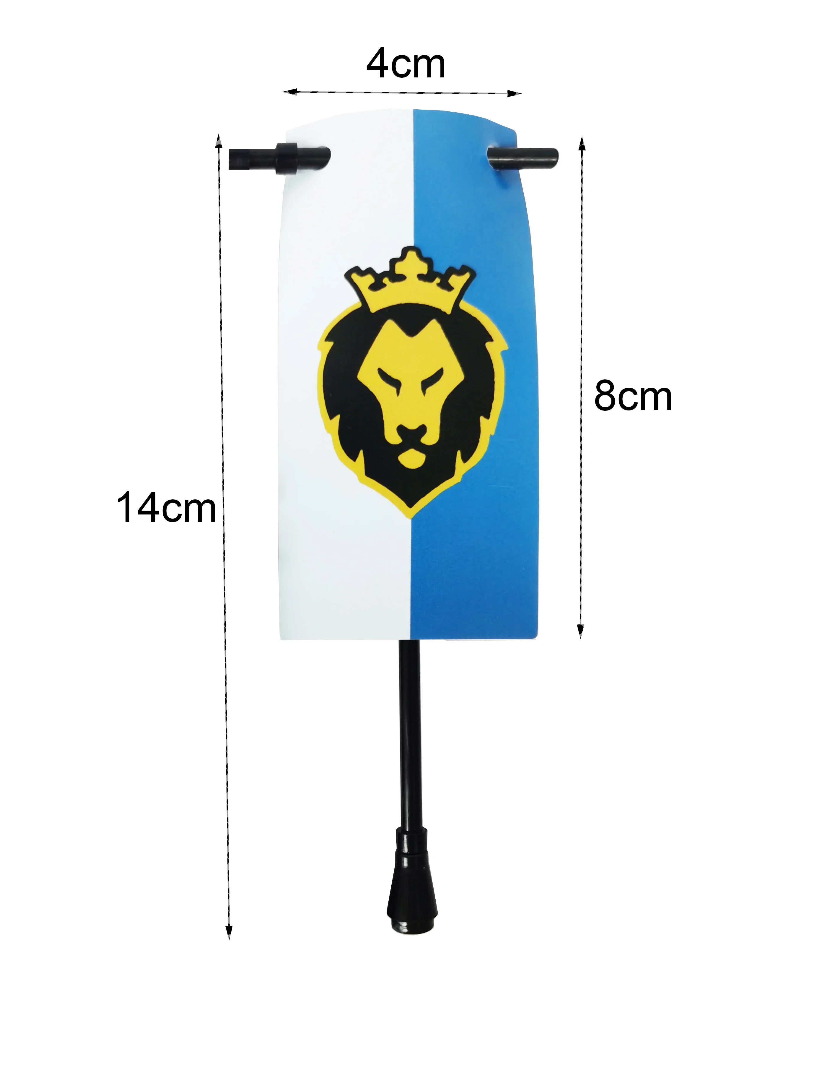 Big Knights Flags for Castle Knight Flagman Warlords Roman Infantry Square Military Castle Knight Building Brick Figure