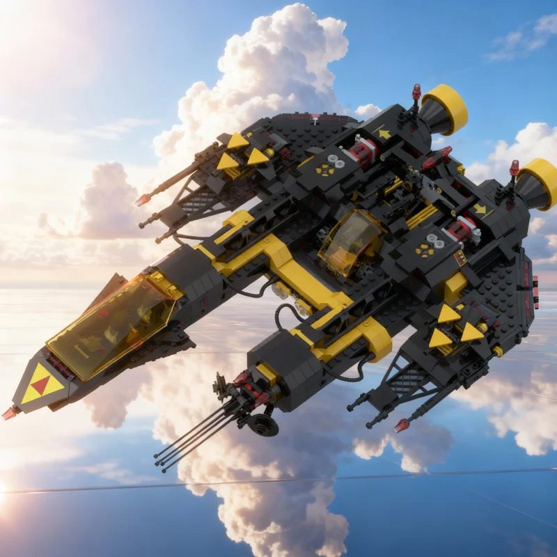 

1230pcs MOC Space Blacktron I Renegade Mods Model Building Blocks Architecture Idea Education Christmas Gift Brick Toy Kids