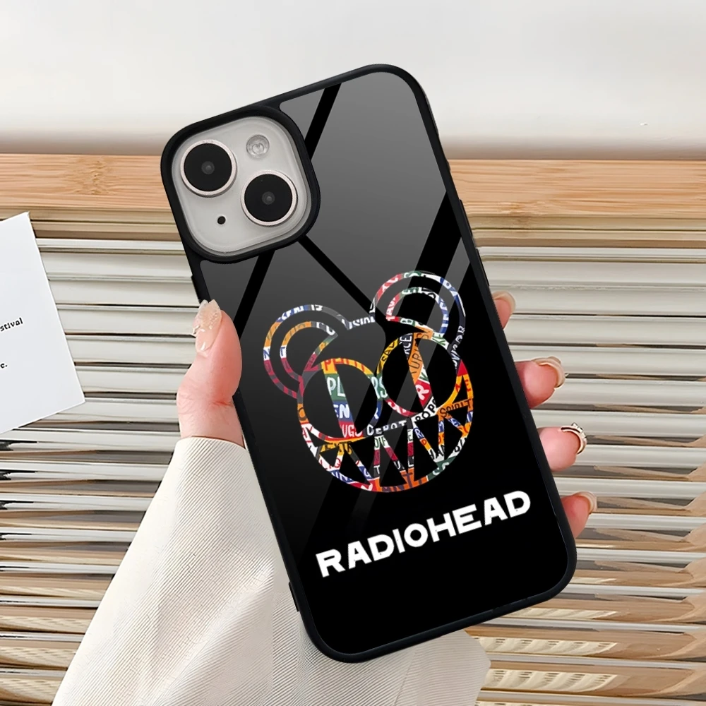 Cartoon Design Radiohead Phone Case PC+TPU For S24 Ultra Samsung Galaxy S23 S21 S22 S10 S20 S30 Plus Note 20 Back Covers