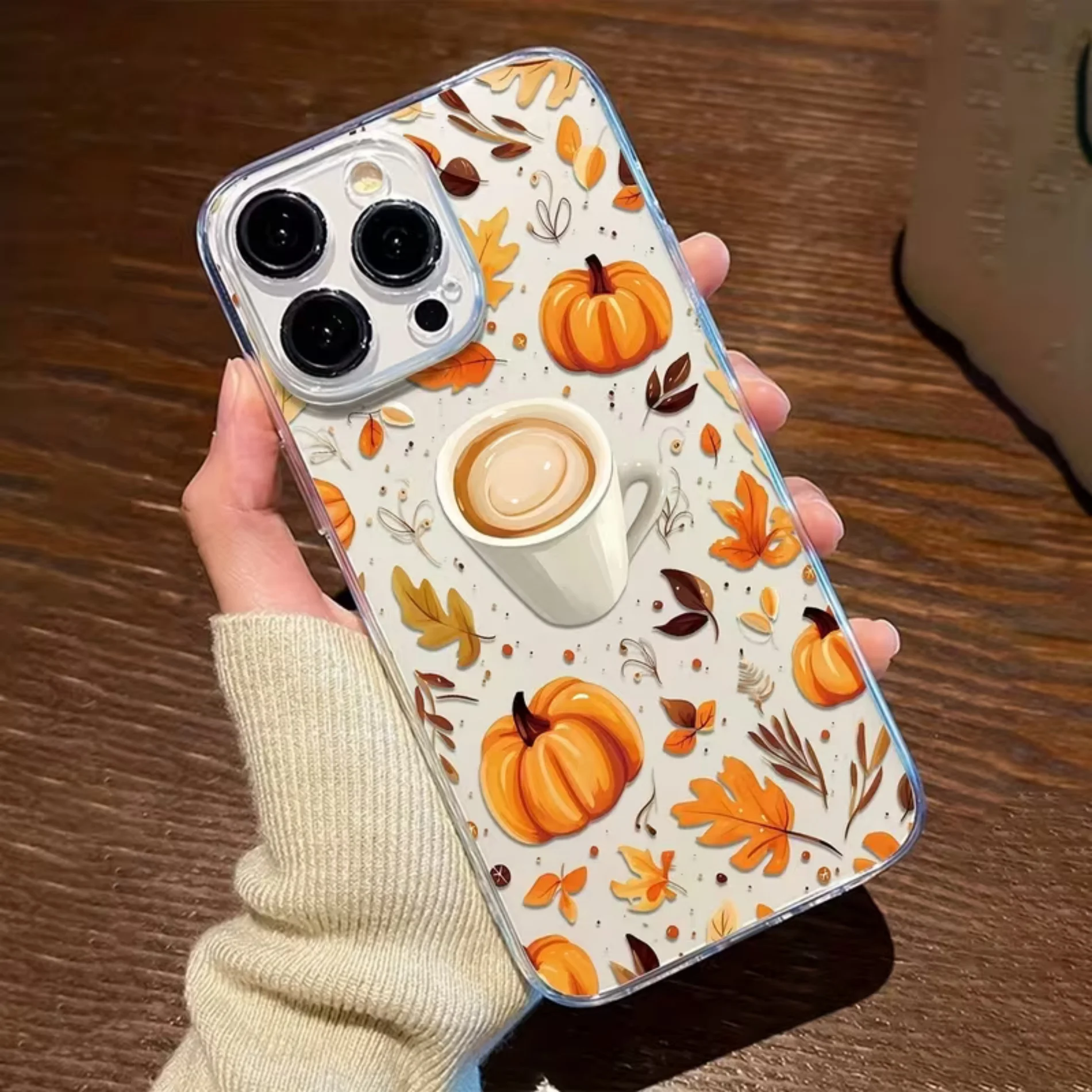 Phone Cases Iphone 13 - เคสใสลายผี ฟักทอง ค้างคาว ฮาโลวีน น่ารัก สำหรับ
