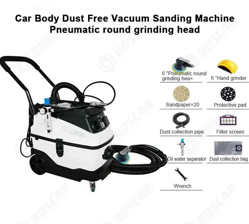 Automatic sanding vacuum cleaner grinding Dust Extraction System Dust-free Car Polisher Auto body repair car polishing machine