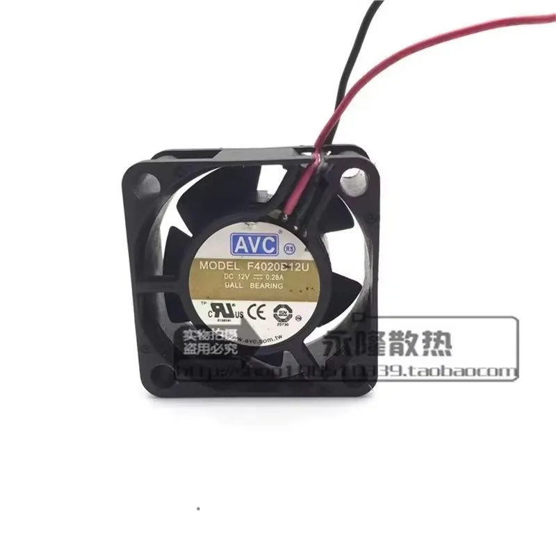 

Оригинальный вентилятор охлаждения F4020B12U 12В 0.28А 40*40*20мм 4см, 2-проводной, с двойным шарикоподшипником, для охлаждения блоков питания (N-S bridge)
