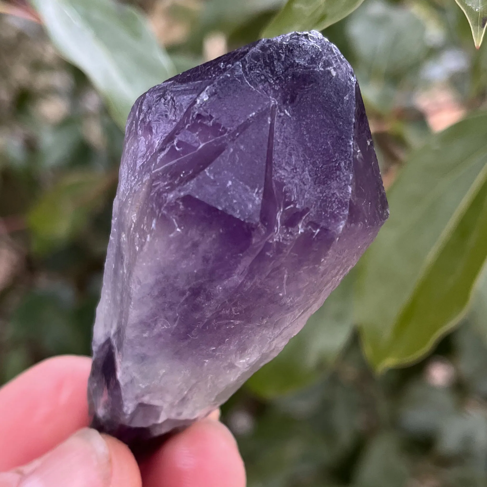 

Natural amethyst quartz cluster crystal rod point specimen scepter super spiritual healing gemstone energy stone--zq1