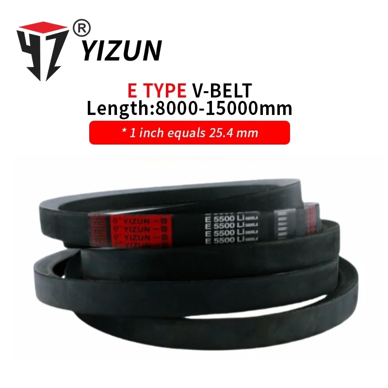 YIZUN E-Type E8000 ~ 15000 мм, резиновый жесткий диск, внутренняя длина, обхват, промышленная трансмиссия, сельскохозяйственная техника, V-образный ремень