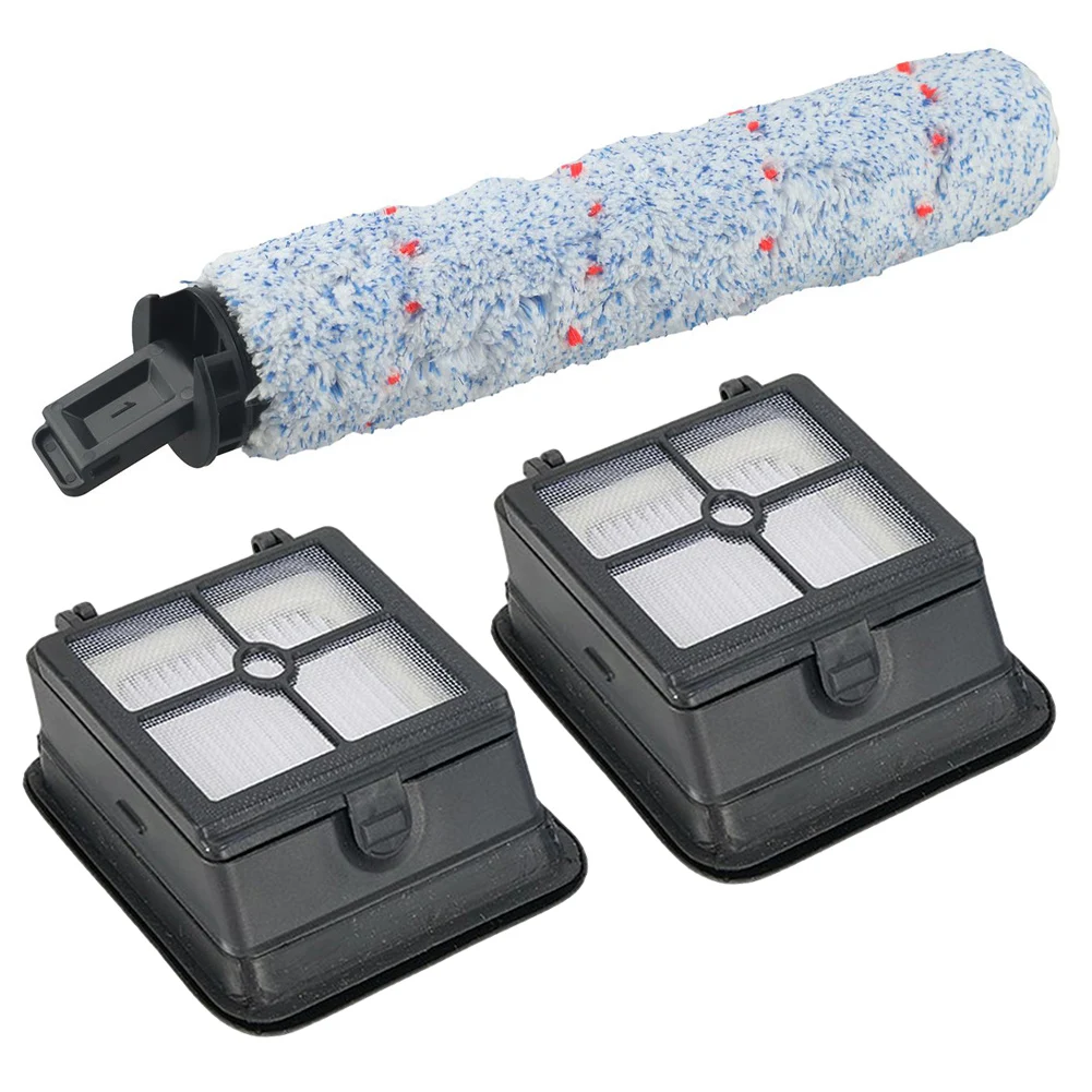 Dust Filters Kit Wet Dry Vacuum Parts Daily Maintenance Compatible Parts Complete Set Filter Paper Lint Removal Brush