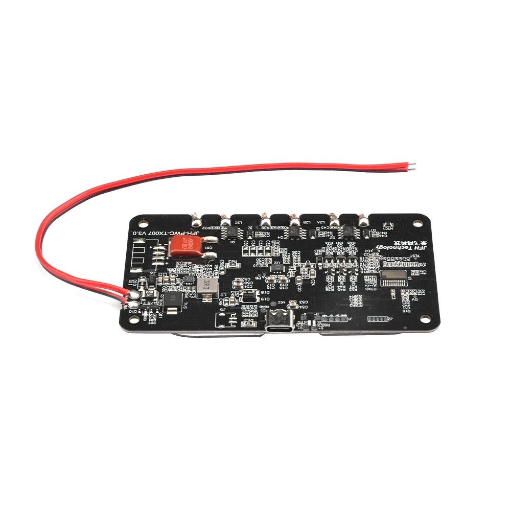 Imagem -04 - Carregador sem Fio Tipo-c para qi Módulo Transmissor Circuit Board Faça Você Mesmo Car Power Supply Coil 5v 12v 20w