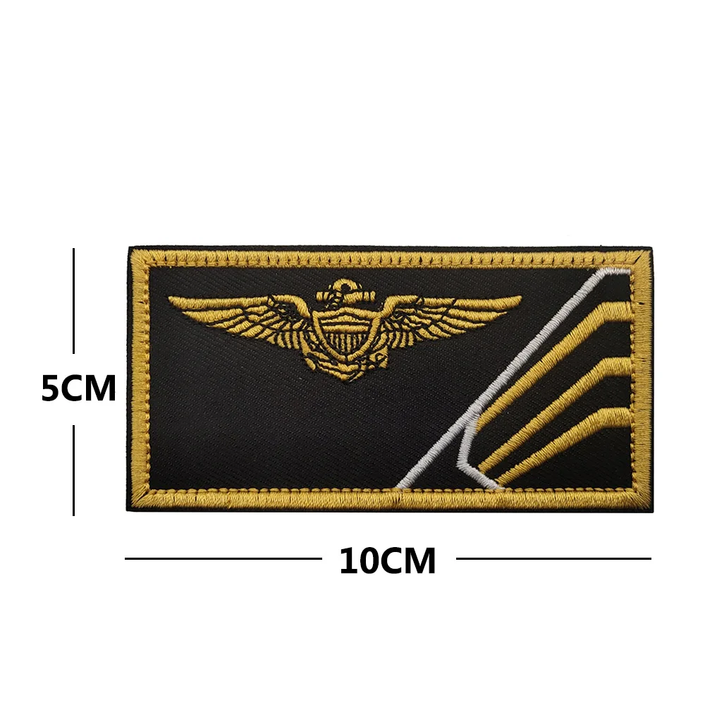 US A41 Black Aces Squadron Arm Badge Top Gun Tactical Military Embroidered Patches Emblem Badges For Jackets