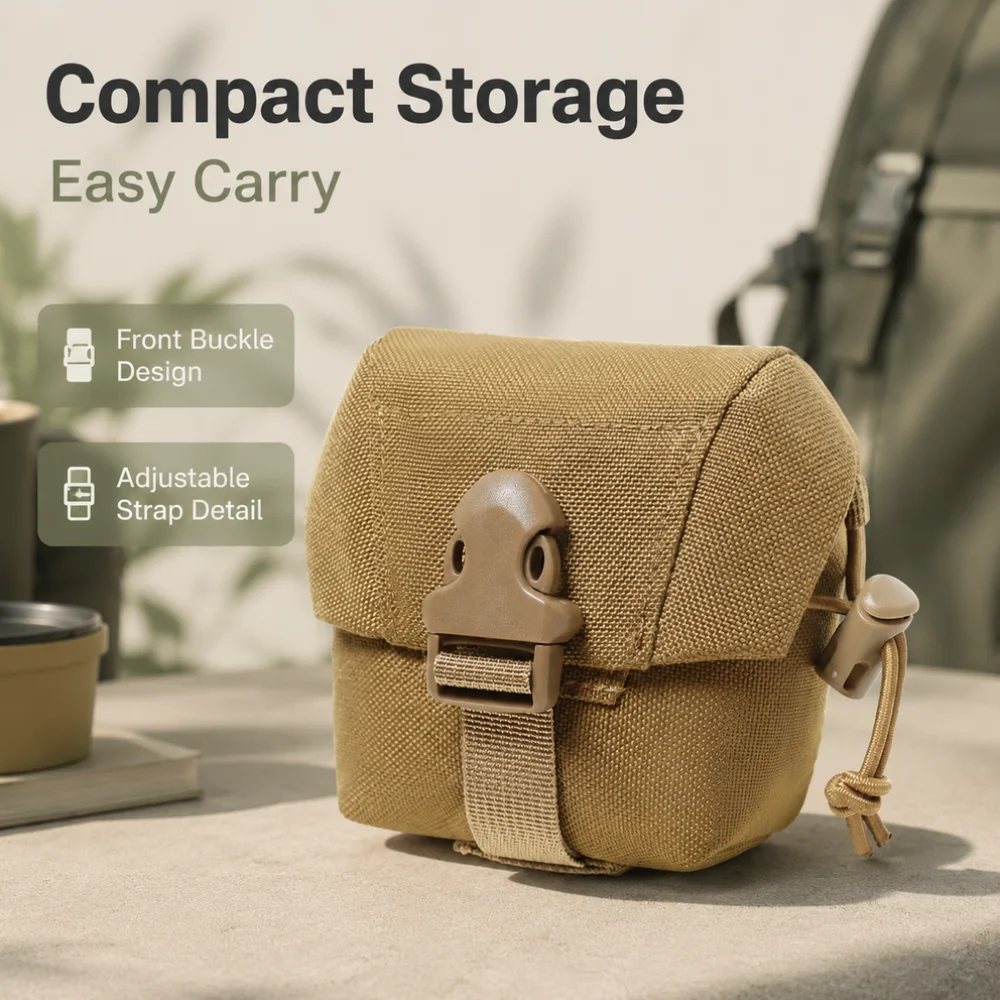 Tactical Molle Frag Pouch Multi-Purpose M67 Grenade Shell Pouches Outdoor Hunting Accessories EDC Tool Waist Bag