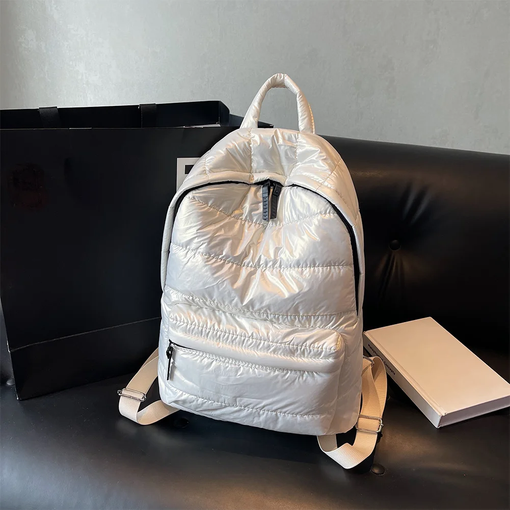 حقيبة كتف منتفخة متعددة الجيوب للنساء والرجال وحزام قابل للتعديل للسفر في العمل