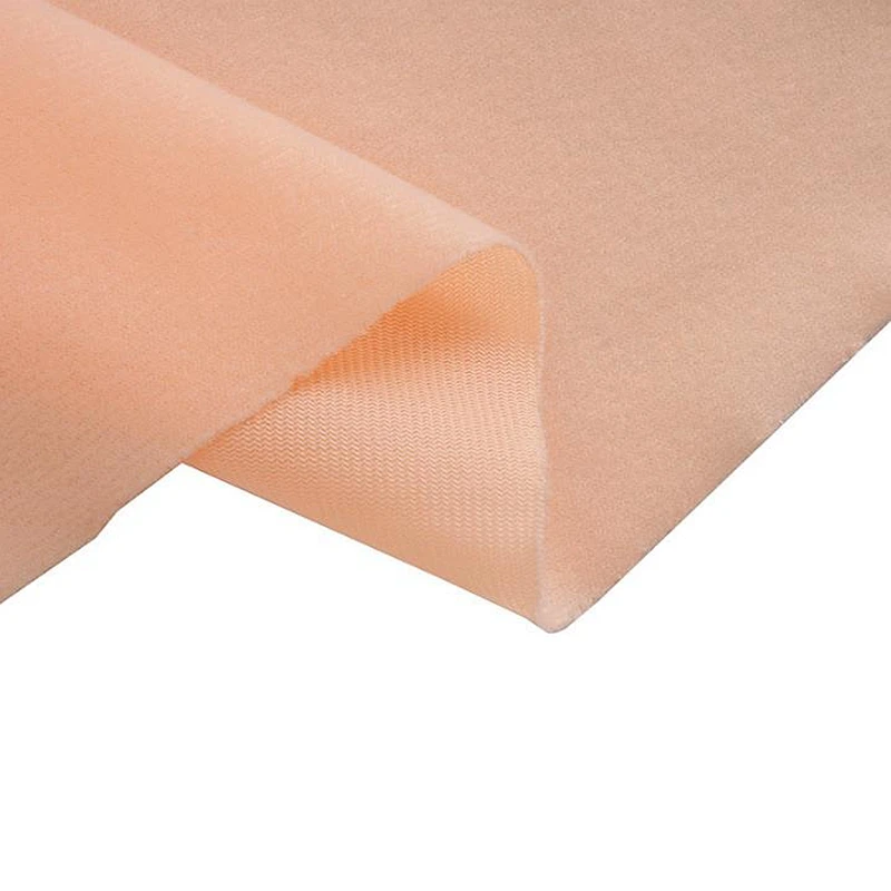 40*50cm Pre-cut Piece Soft Doll Skin Fabric Nude Color Short Plush Fabric For DIY Craft Patchwork Sewing Supplies Accessories