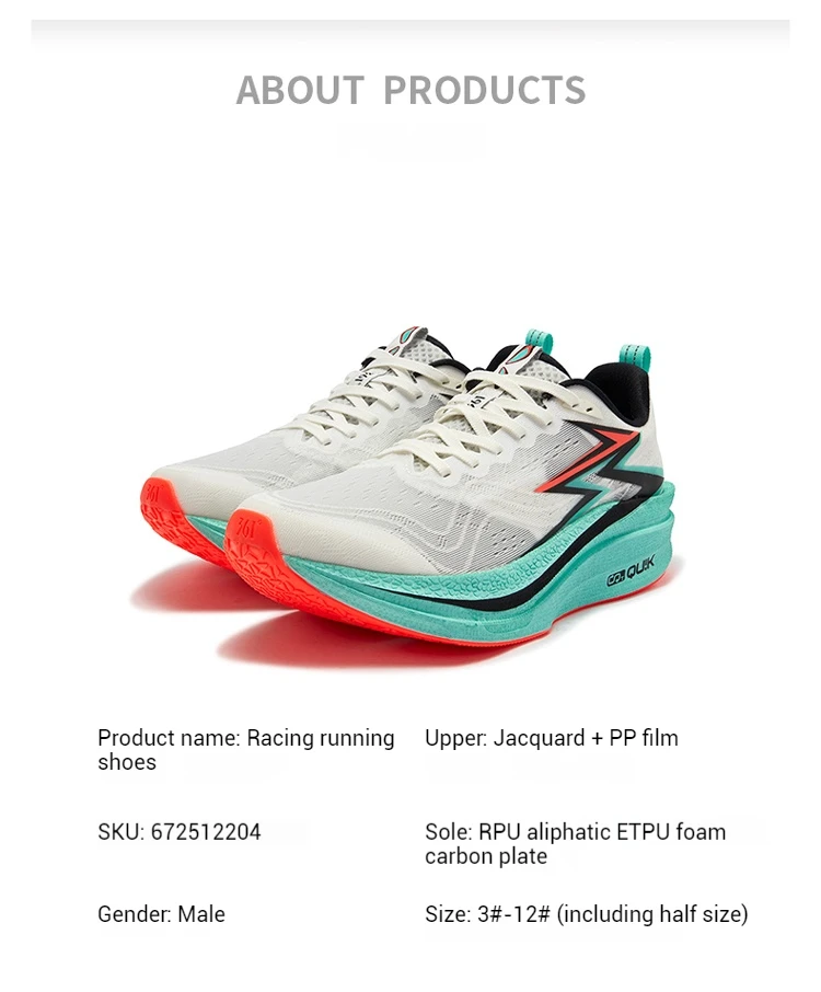 361 Degrees Flame 4.0 MIX Herren-Laufschuhe mit Carbonplatte, gepolstert, langlebig, leicht, für Rennen, Marathon, Herren-Sneaker 672512204 – Detail 15