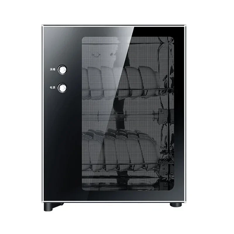 Szafka do dezynfekcji w wysokiej temperaturze Wolnostojąca szafka do czyszczenia zastawy stołowej z podwójnymi drzwiami ze stali nierdzewnej Kuchnia