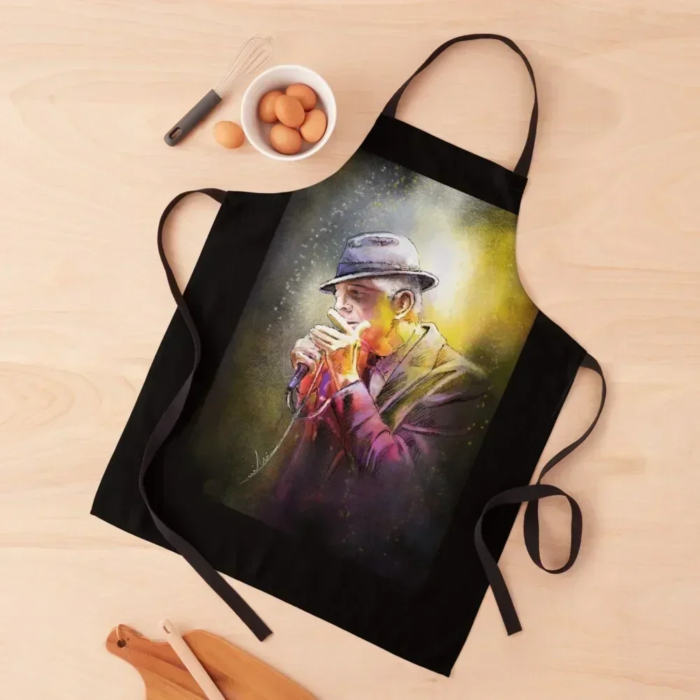 

Leonard Cohen 02 Apron cleanings restaurant accessories useful gadgets for home chef for man Apron