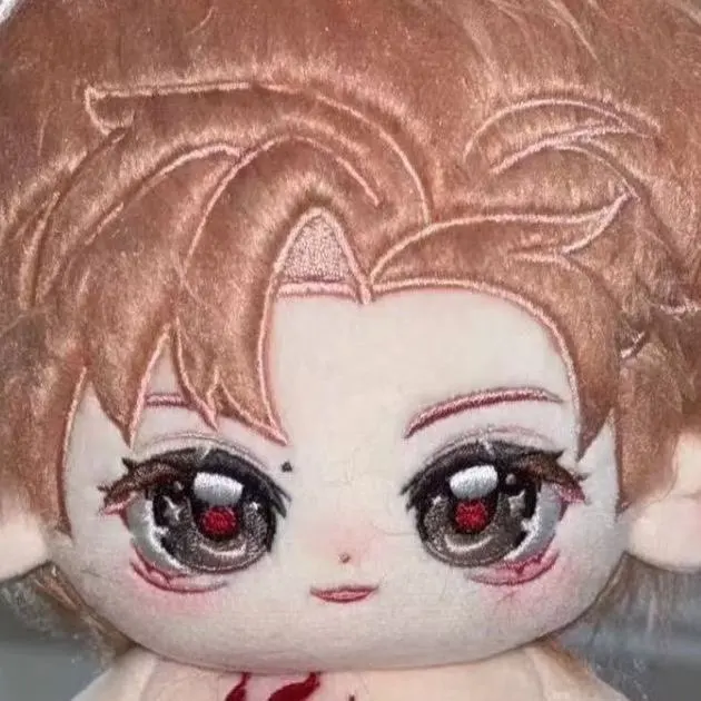 First release of Hou Minghao attribute 20cm cotton doll powder, new styling, celebrity doujin doll gift for girls view 3