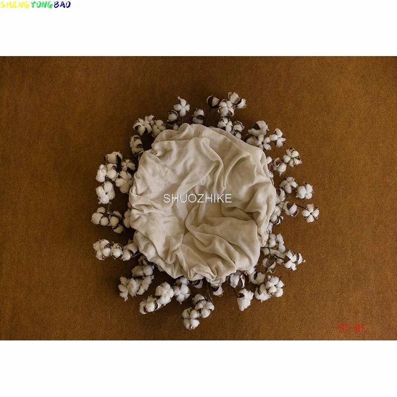 Baby Newborn Floral Basket Photography Backdrops Props Children Birthday Party Photo Studio Background VT-08