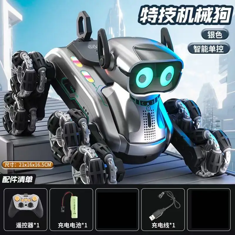 Intelligenter ferngesteuerter Roboterhund – ferngesteuertes Kinderspielzeug mit Gestenerkennung und umwandelbaren mechanischen Hundefunktionen