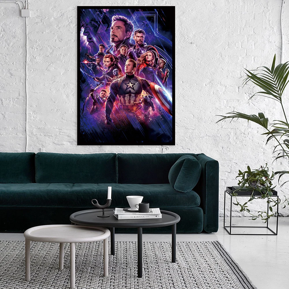 MINISO Marvel Movie Avengers Canvas Poster Superhero Modern Home Wall Art Painting Print Picture Beautiful Room Decor Mural Gift - Image 4
