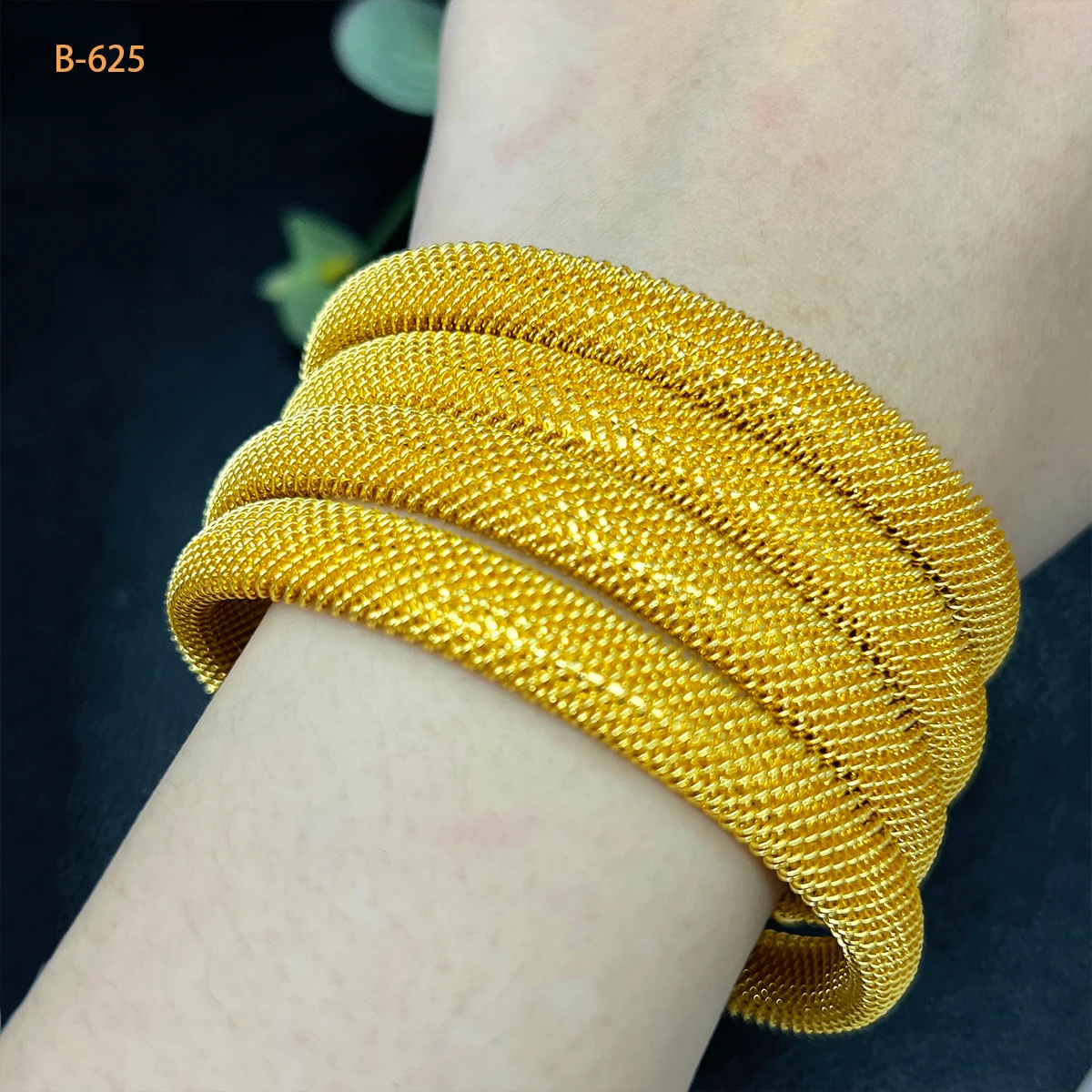 ANIID New Luxury Dubai 24k Gold Color Bangles For Women Arabic Charm Bracelet Cuff Bangles Nigerian Wedding Jewelry Party Gifts