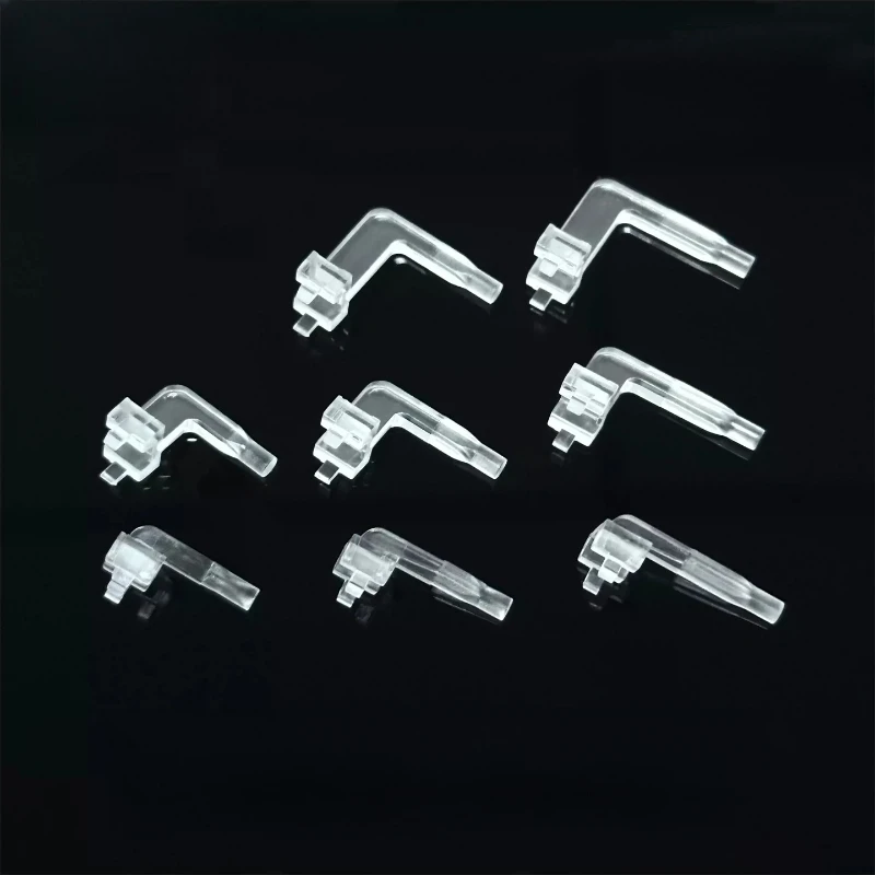 10Pcs Right Angle 90° Light Guide Rod, L-type Snap-in LED Light Guide Column for PCB Board Status Indicator