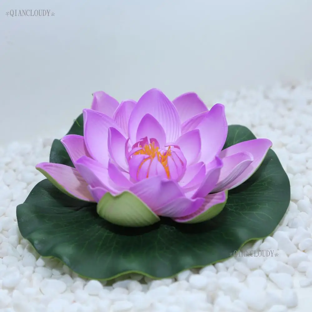 QIANCLOUDY 리액 라일락 17cm 인공 꽃, 결혼식·크리스마스·파티 장식에 완벽한 선택