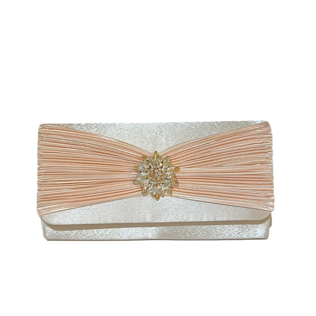 

Handbag Shiny Rhinestone Dinner Wedding Bag Banquet Evening Dress Chain Bag Women Bolso De Mano Bridal Pearl Embellished Handbag