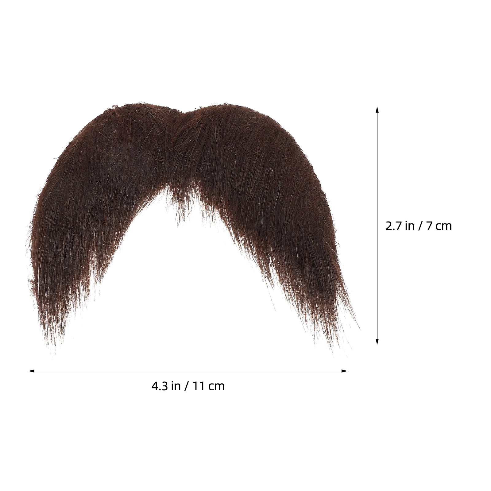 Fausse Moustache Auto-arina pour Costume de Cosplay, Accessoire Amusant, Décor de ixd'Halloween, 1 Ensemble