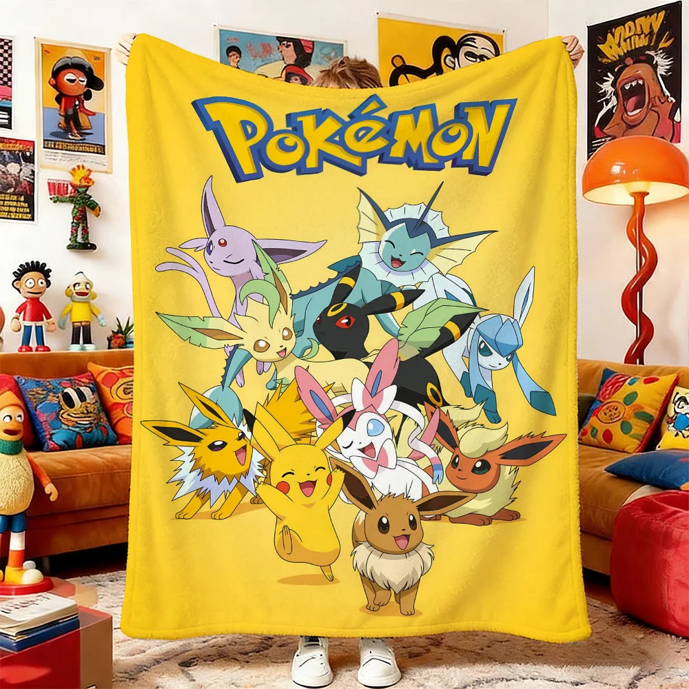 

Пледы для кровати P-Poke-mones: Аниме-покрывала и пледы для пикника, дома и декора, для диванов и кроватей, двуспальные