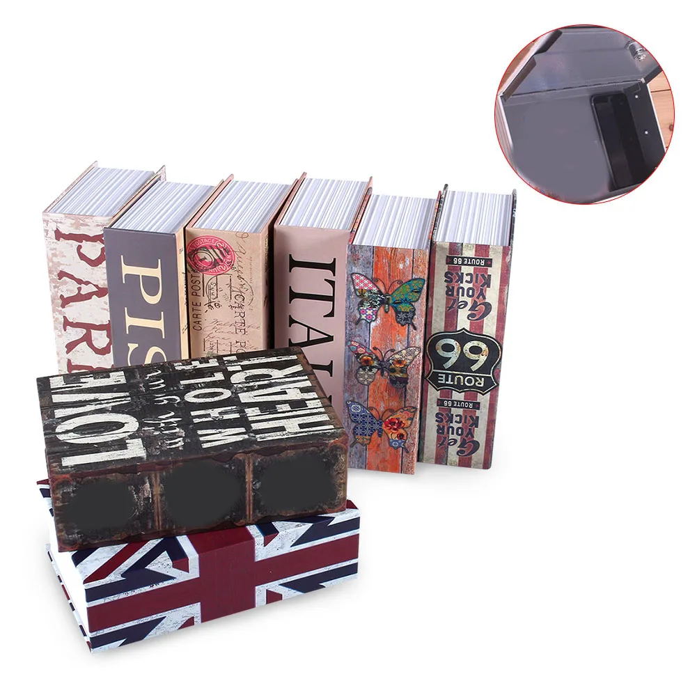 Dictionary Book Secret Safe Security Box Money Cash Jewelry Lock Box Security Book Box Security Lock