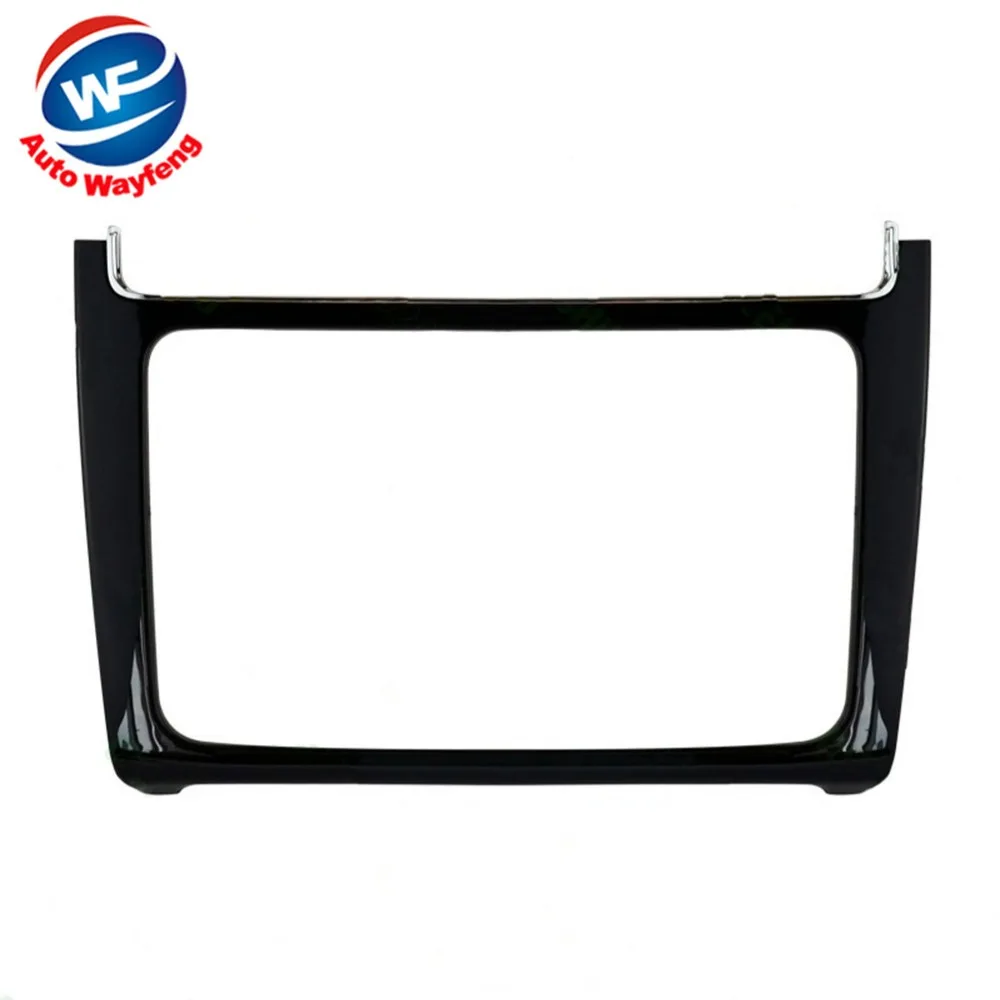 2 DIN Piano Black Car Refitting DVD Frame,DVD Panel,Dash Kit,Fascia,Radio Frame,Audio Frame Fit for VW POLO