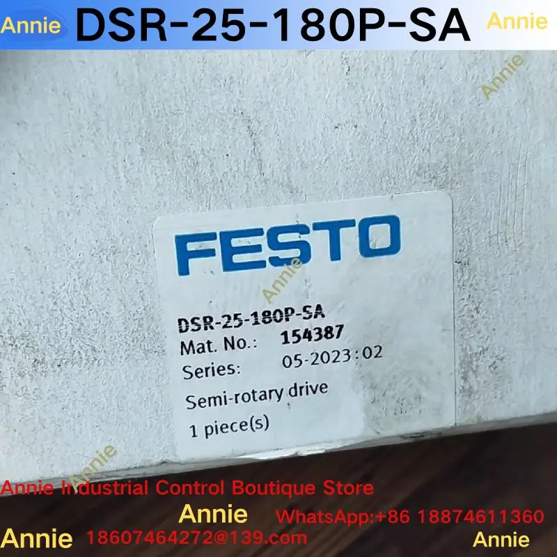 

Поворотный привод DSR-25-180P-SA 154387, новый и оригинальный