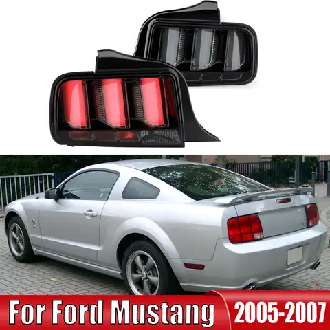 Zestaw lamp samochodowych do Forda Mustanga 2005 2006 2007 2008 2009 LED Tylne światła zespolone Światła ostrzegawcze Światła sygnalizacyjne Światła tylne Światła stop