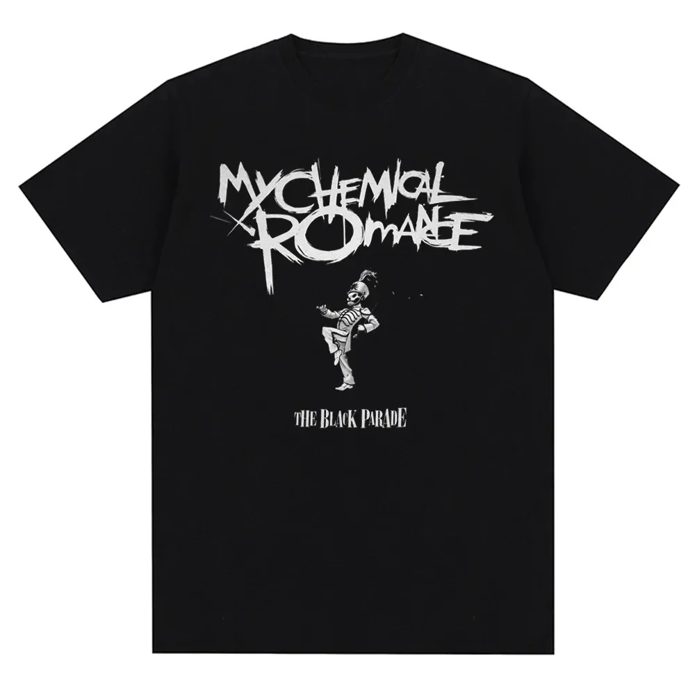 Funny My Chemical Romance Mcr Band Women T-Shirt Printed T Shirt Casual Summer Short Sleeve Tshirt Streetwear Trend Tee Tops