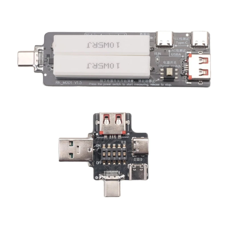 Compact USB-C Charging Detector Meter