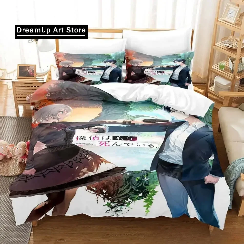 

New Anime The Detective Is Already Dead Bedding Set Single Twin Full Queen King Size Bed Set Adult Kid Bedroom Duvet cover Sets