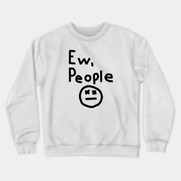 

Autumn and Winter Cool Misanthropic Saying Sweatshirt Trendy and Playful Seasonal Attire for Memorable Looks