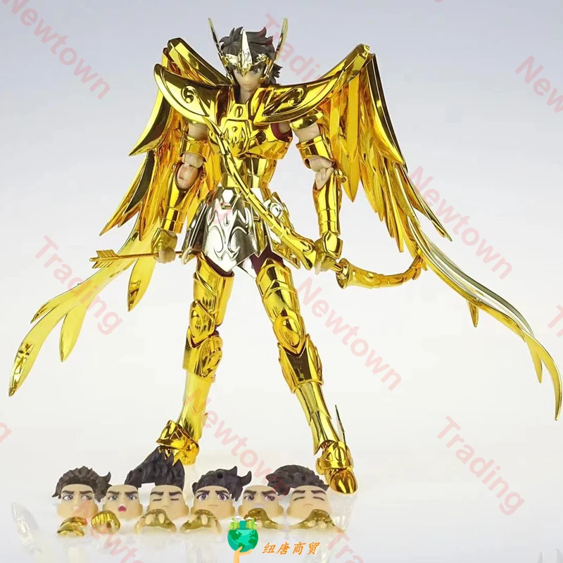 CS Model Saint Seiya Myth Cloth EX 2.0 Sagittarius Aiolos with Pegasus Head 24K/OCE Gold Knights of the Zodiac Action Figure