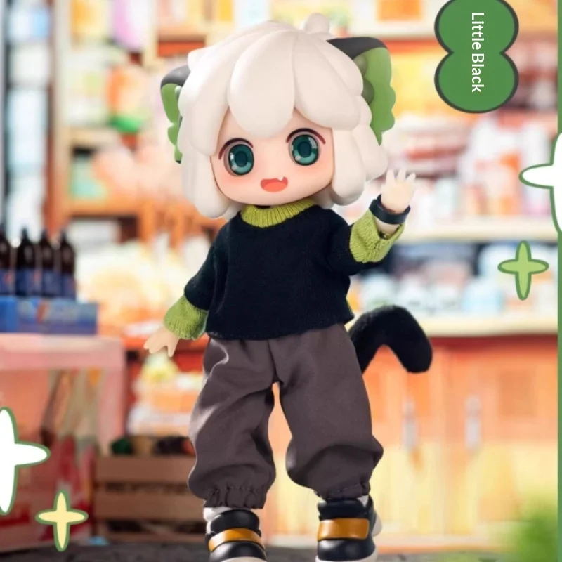 

Simon Toys Rooster Little Black War Record 2 BJD слепая коробка, соединительная кукла, коллекционная фигурка, подарок, 12 очков артикуляции