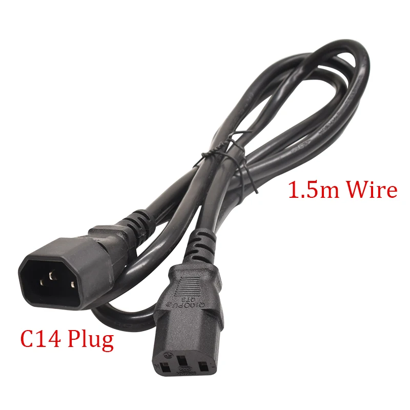 Unidad de distribución de regleta PDU con interruptor, entrada C14, 2-8 vías, enchufes UE alemán, carcasa de aleación de aluminio para electrónica