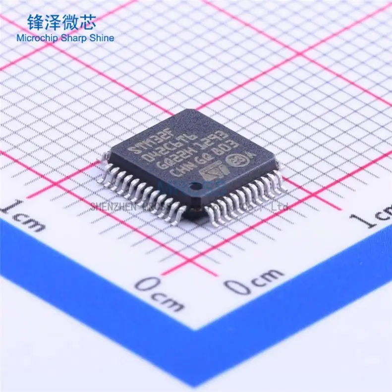 MCU 32-Bit STM32 ARM Cortex M0 RISC 32KB Flash 2.5V/3.3V 48-Pin LQFP Tray - Trays  STM32F042C6T6