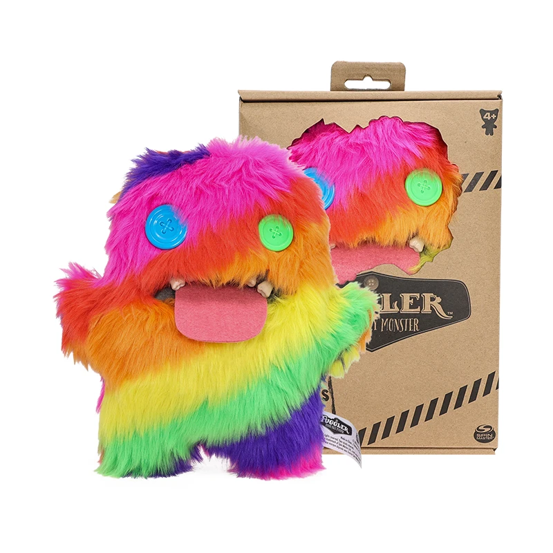 Original Fugglers Plush Funny Ugly Monster Stuffed Toy Laboratory Misfits Edition Super Real Teeth Doll Gift for Girls Boys