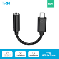 TRN TE DAC AMP Adapter Type-C to 3.5mm Audio Cable  chip Earphone Amplifier PCM 96kHz For TRN Official Store