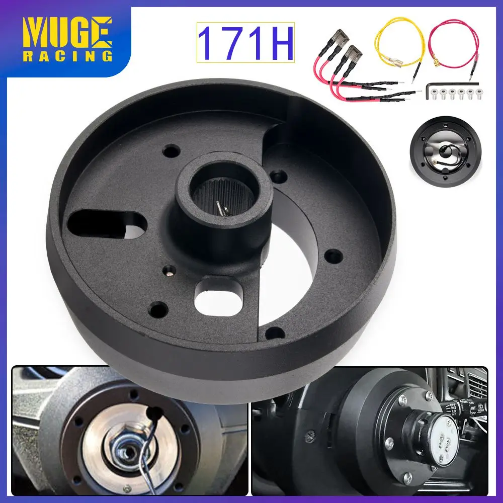 MUGE-171H الألومنيوم 6 الترباس سباق عجلة القيادة مهايئ توزيع ل 2007-2018 جيب رانجلر JK QR066