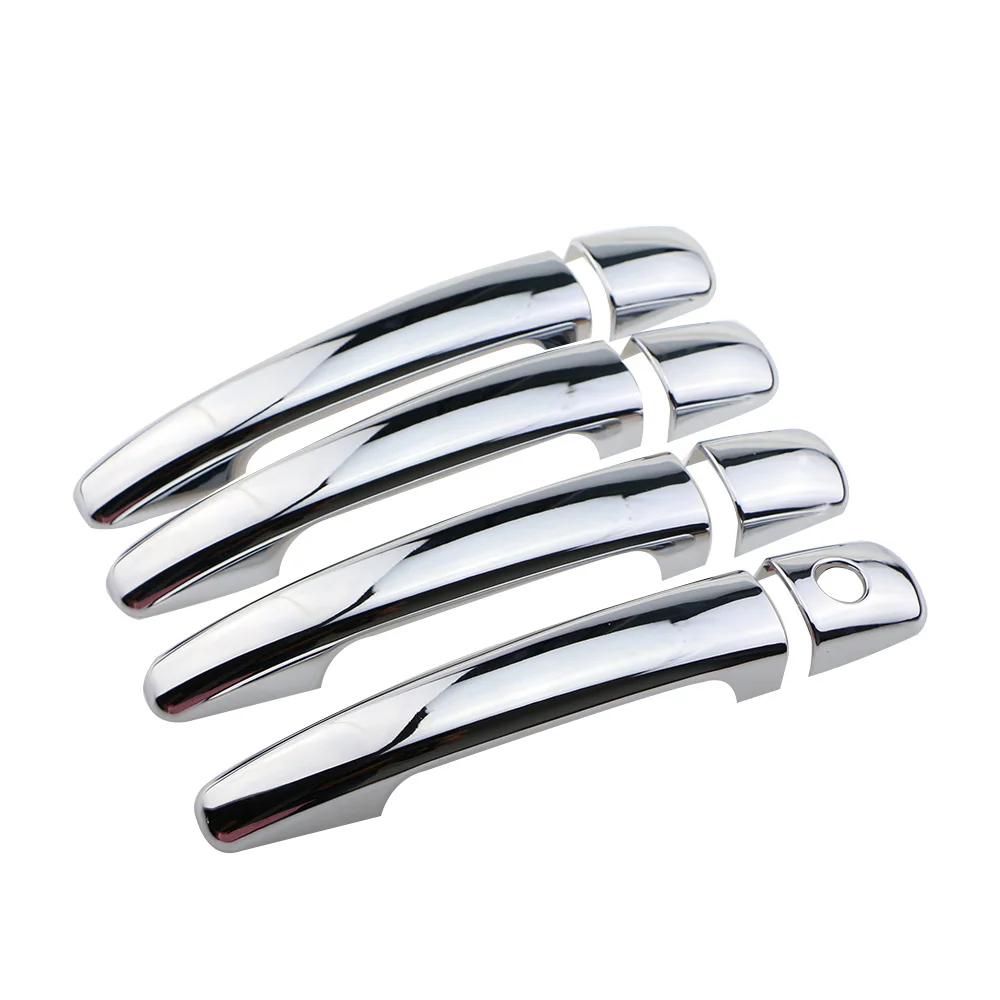 For Peugeot 3008 2008~2016 Chrome Door Handle Cover Car Accessories Stickers Trim Set 2009 2010 2011 2012 2013 2014 2015