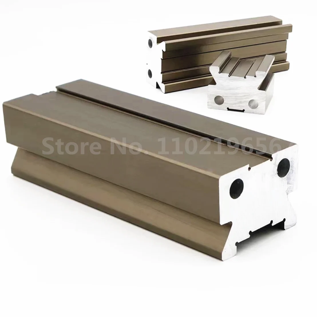 Pneumatic Slitting Machine Round Blade Holder Support Aluminium Alloy Guide Rail Length 10cm/30cm/1m