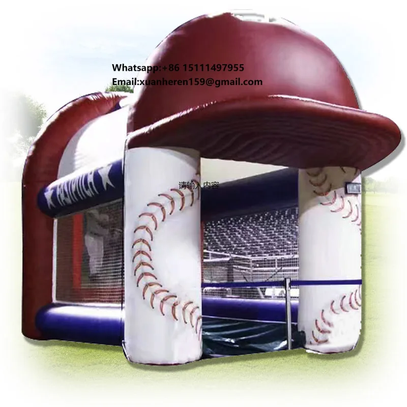 Sports Inflatable Baseball Fast Pitch Cage for Sale