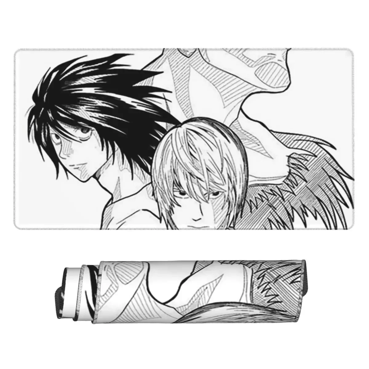 Large Mouse Pad Death Book Death Note Anime Gamer PC Laptop Mats Keyboard Carpet Computer Gaming Office Accessories Desk Mat