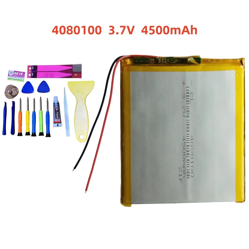 

3.7V 4080100 4500mAh High-capacity Universal Polymer Lithium Battery for Tablets